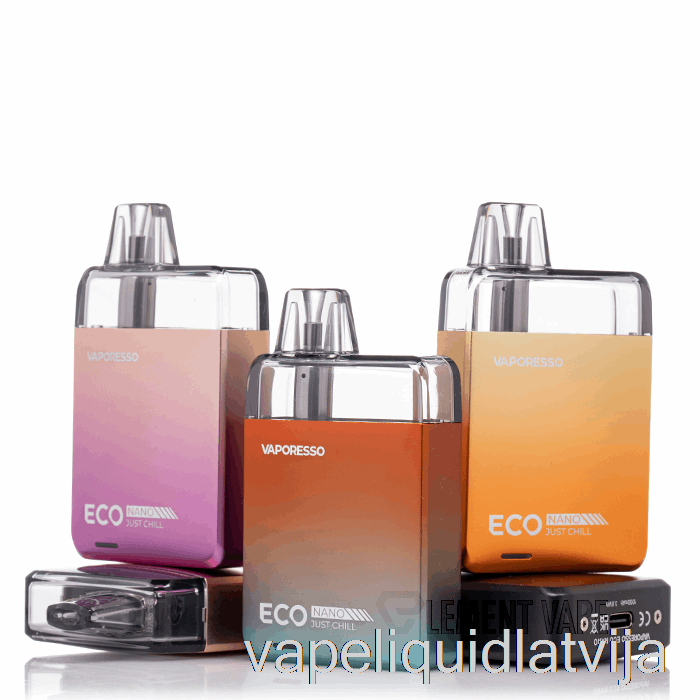 Vaporesso Eco Nano Pod Sistēmas Colorflow Vape šķidrums